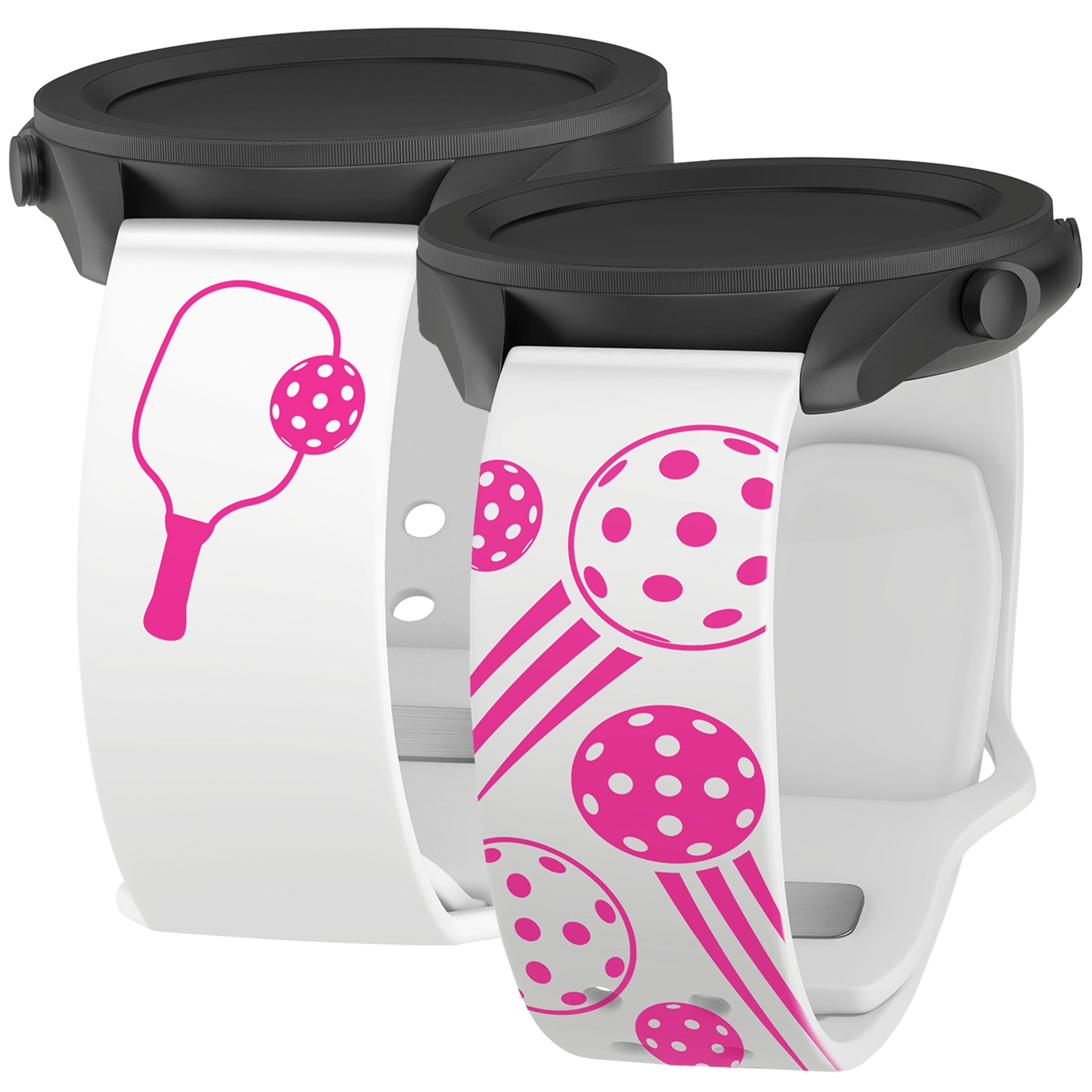 Pickleball Brights HD  Watchband for Samsung, Garmin, Fossil, and More