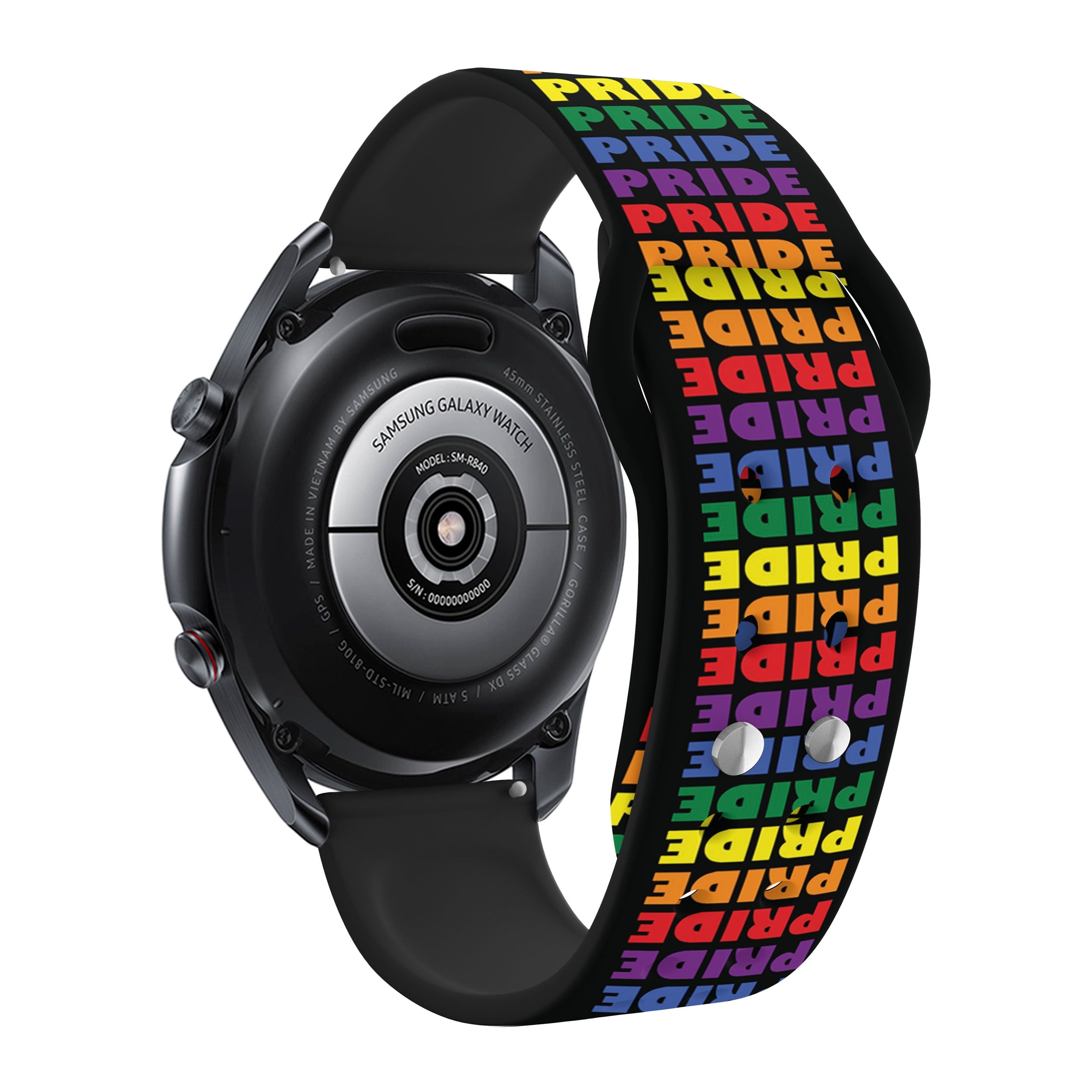 Pride HD  Watchband for Samsung, Garmin, Fossil, and More for Samsung, Garmin, Fossil, and More