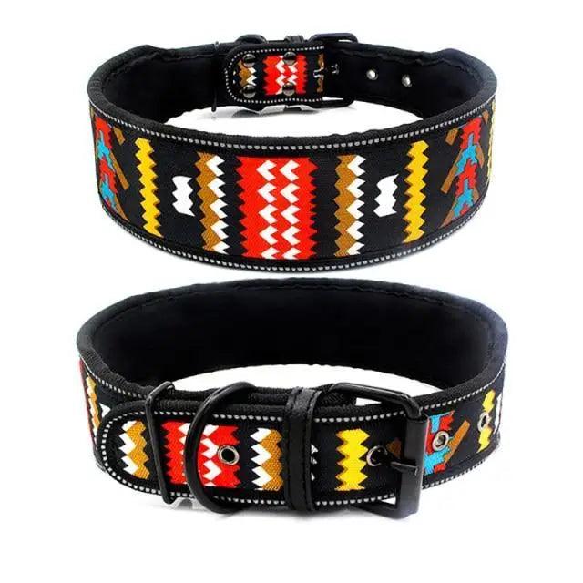 Reflective Adjustable Pet Collar for Small, Medium and Large Dogs