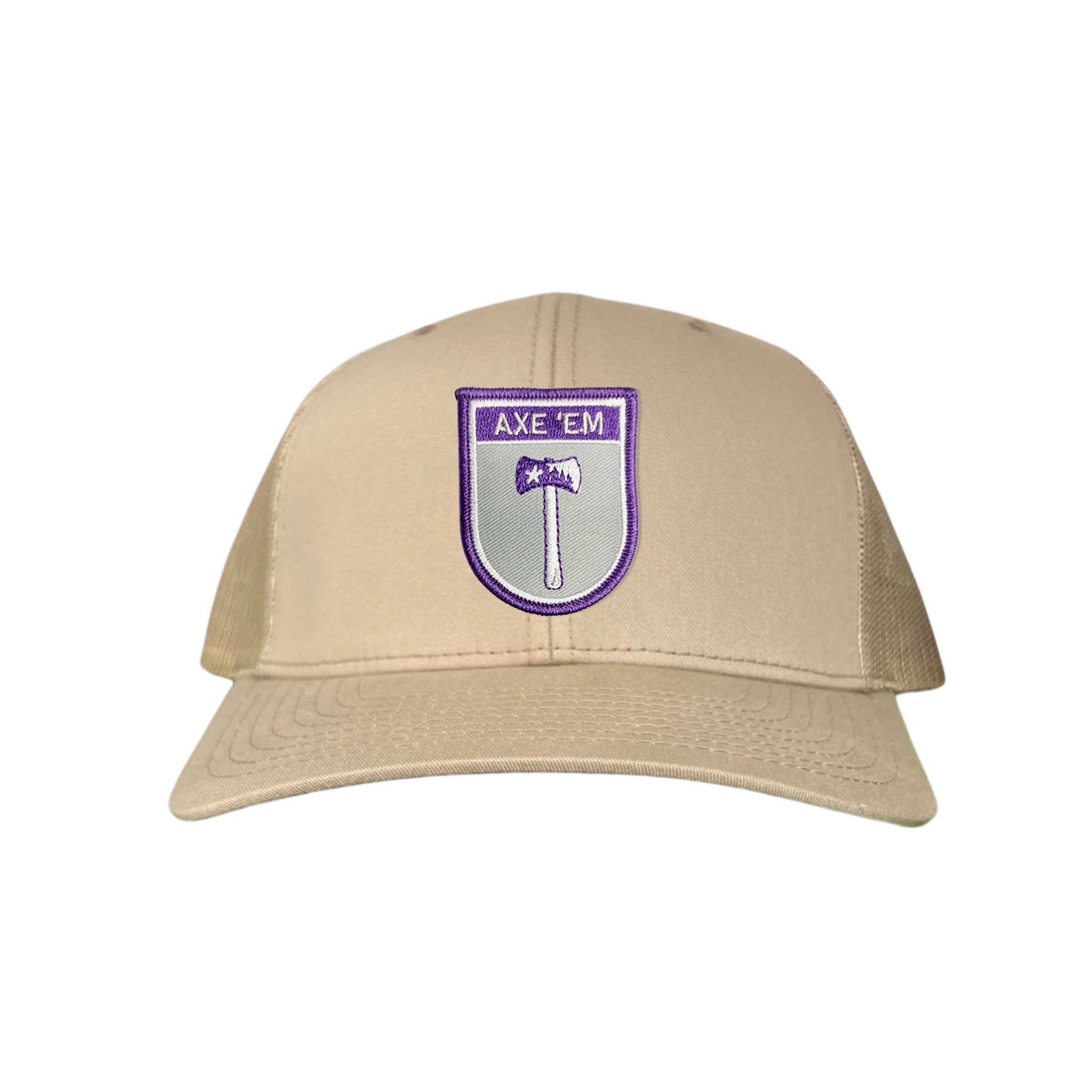 SFA Lumberjacks Axe'em Shield Mesh Snapback Curved Bill Hat
