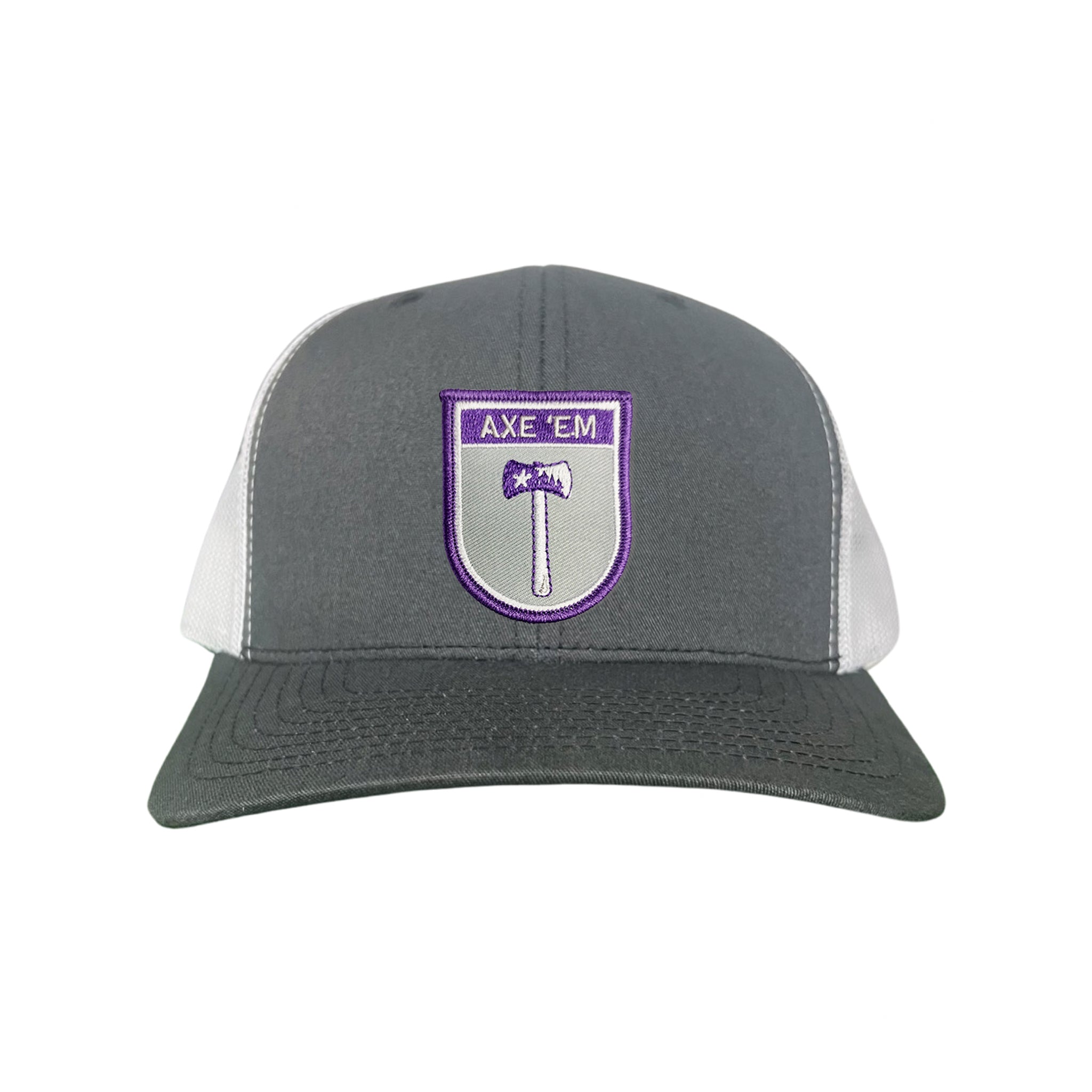 SFA Lumberjacks Axe'em Shield Mesh Snapback Curved Bill Hat