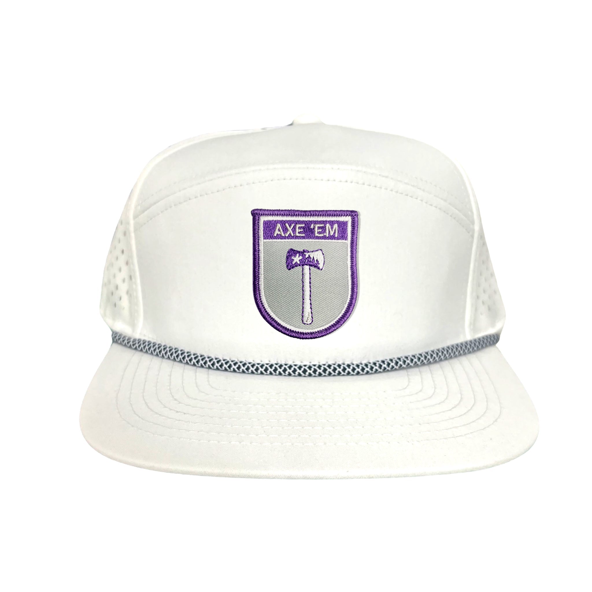 SFA Lumberjacks Axe'em Shield Mesh Snapback Curved Bill Hat
