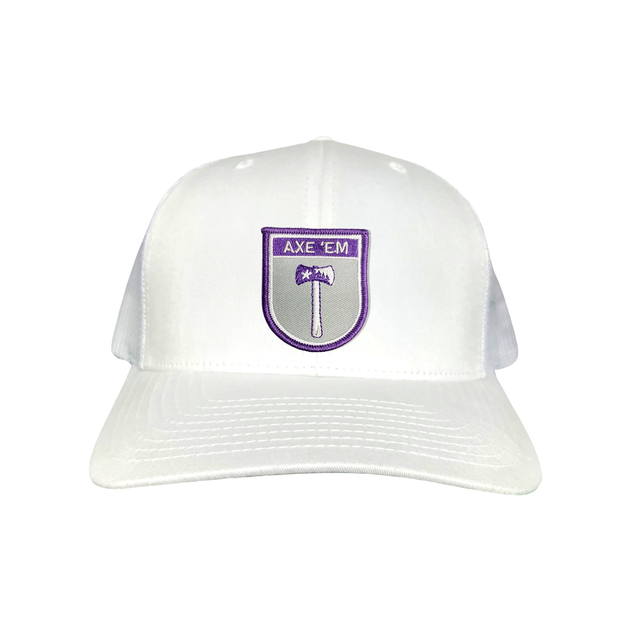 SFA Lumberjacks Axe'em Shield Mesh Snapback Curved Bill Hat