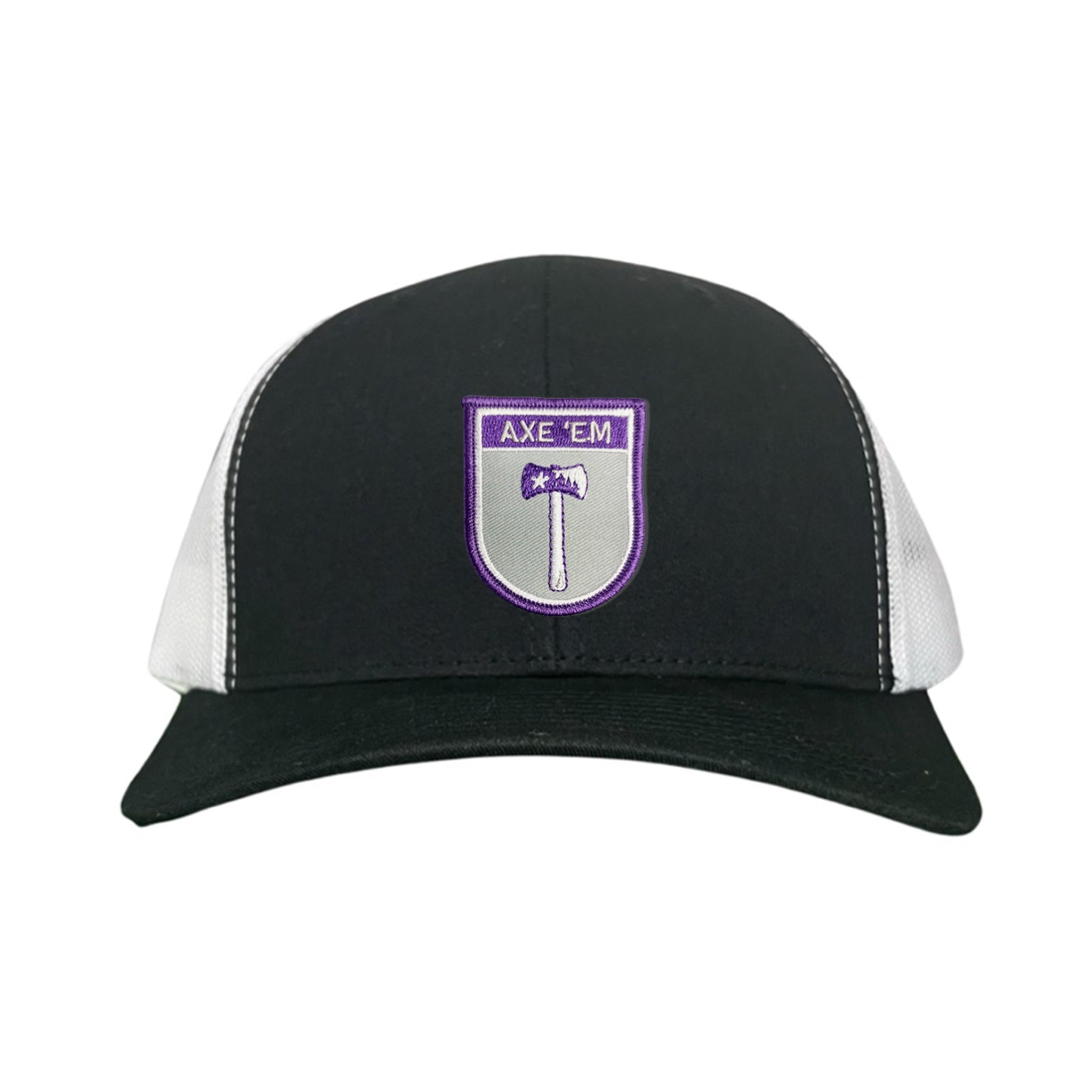 SFA Lumberjacks Axe'em Shield Mesh Snapback Curved Bill Hat