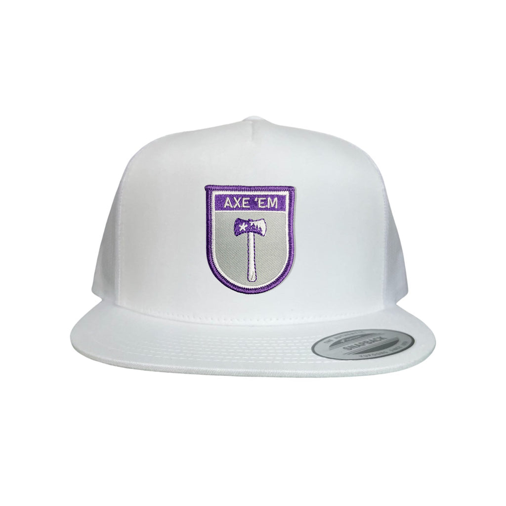 SFA Lumberjacks Axe'em Shield Mesh Snapback Curved Bill Hat