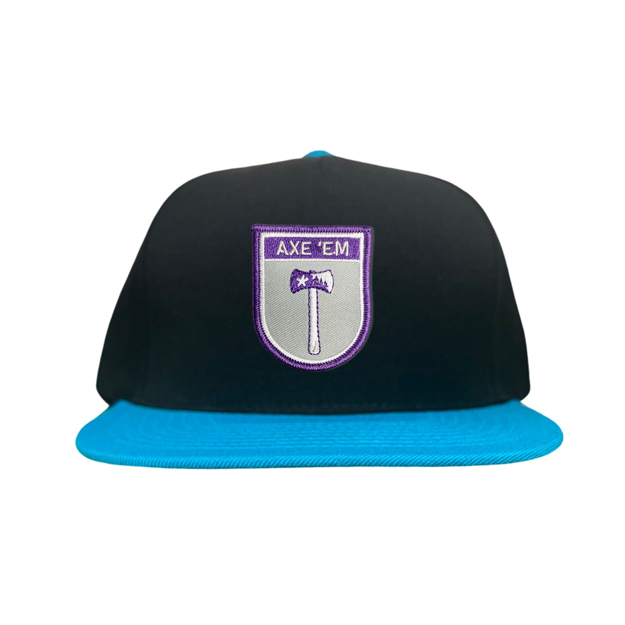 SFA Lumberjacks Axe'em Shield Mesh Snapback Curved Bill Hat