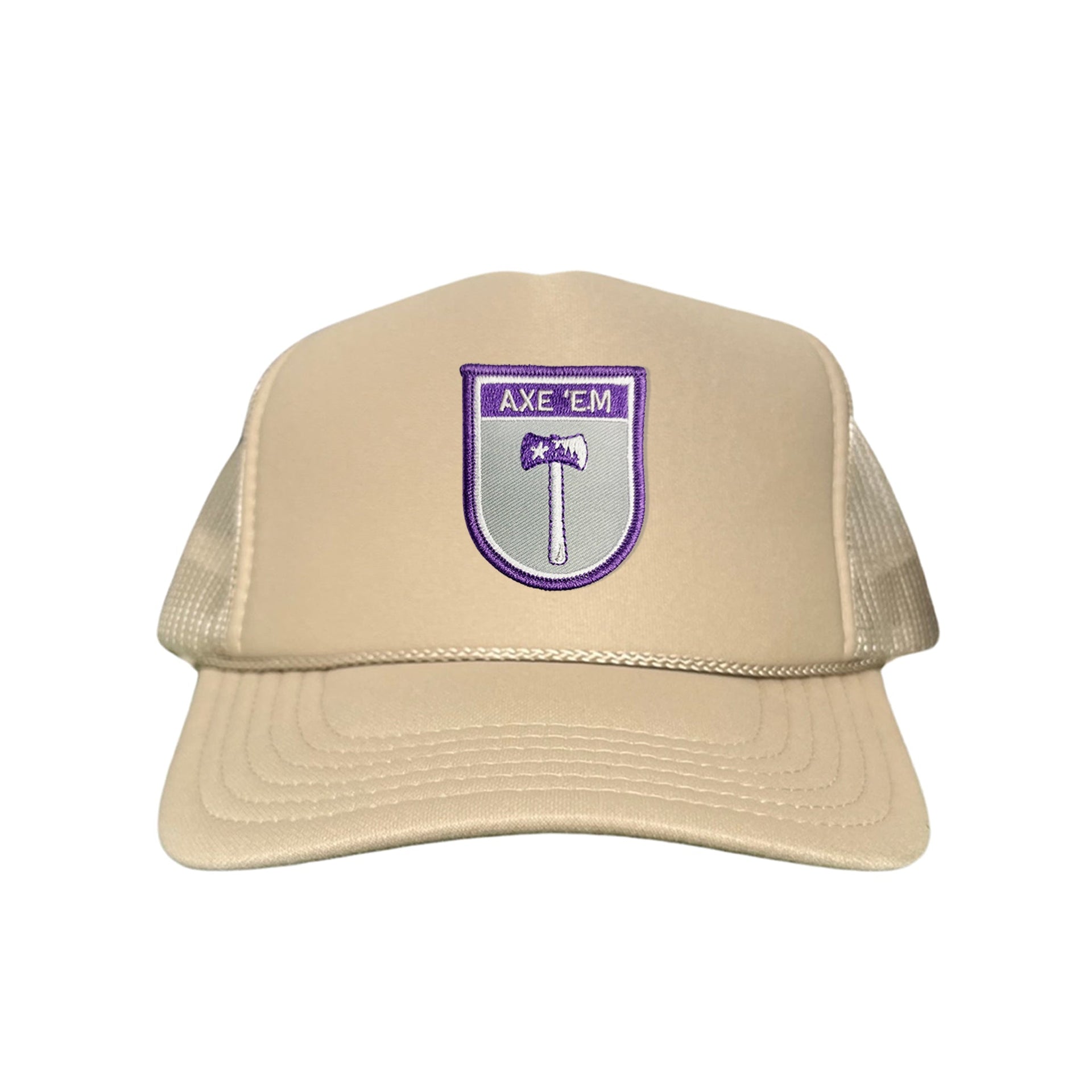 SFA Lumberjacks Axe'em Shield Mesh Snapback Curved Bill Hat