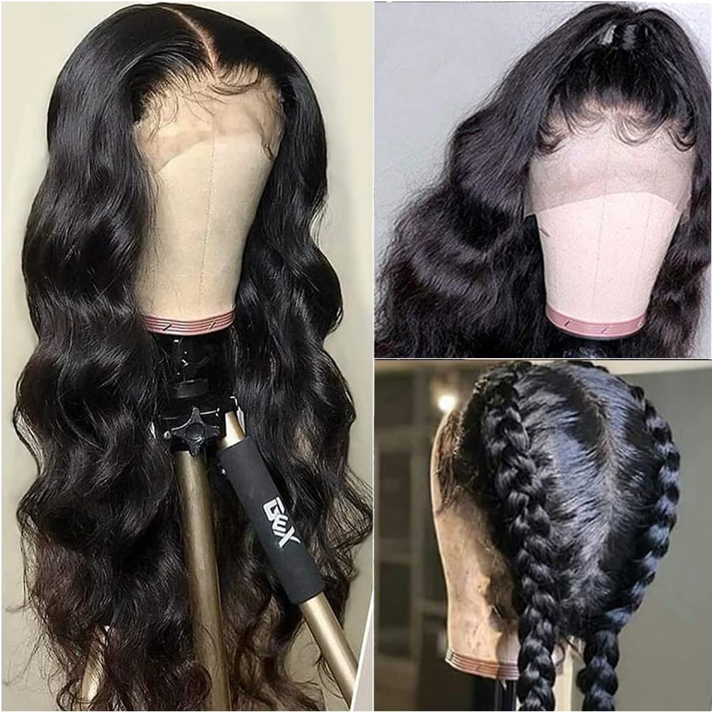 Full Lace Human Hair Wig in Natural Black