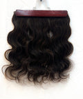 18" Halo Body Wave Human Hair Extensions with Clip - Black, Blonde