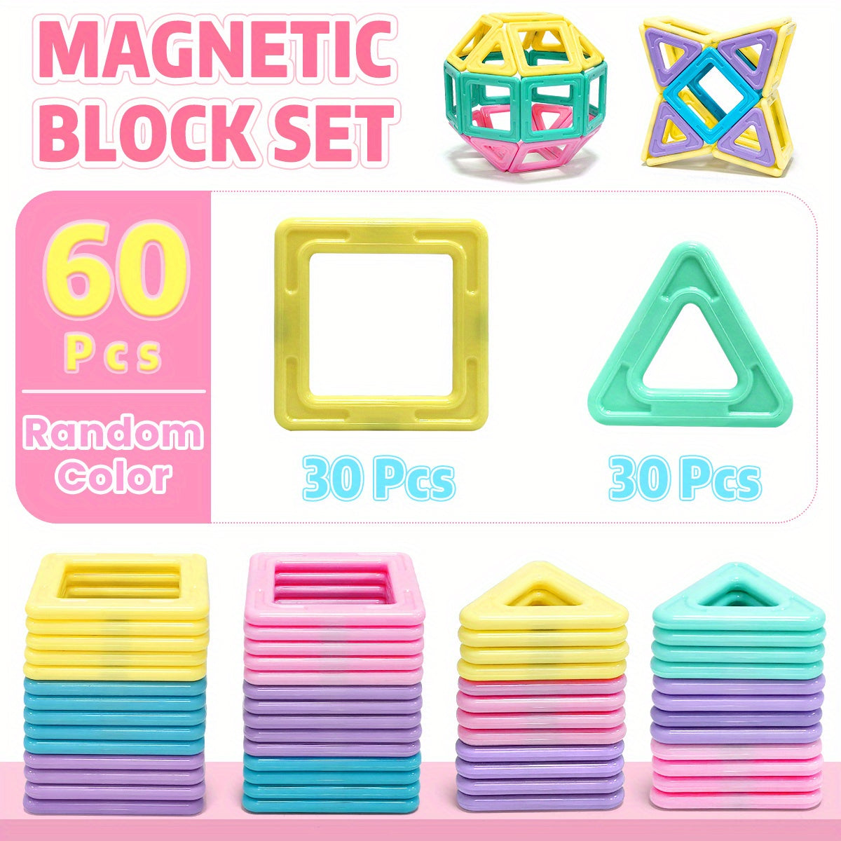 Magnetic Building Blocks Fun STEM Learning