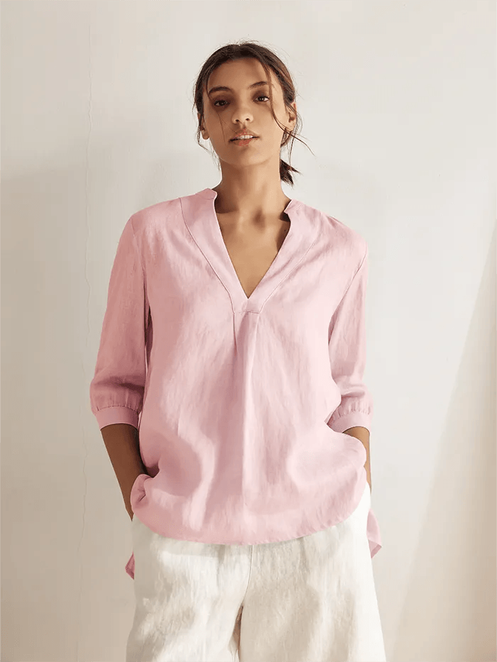 100% Linen Dress Shirt JOANNA