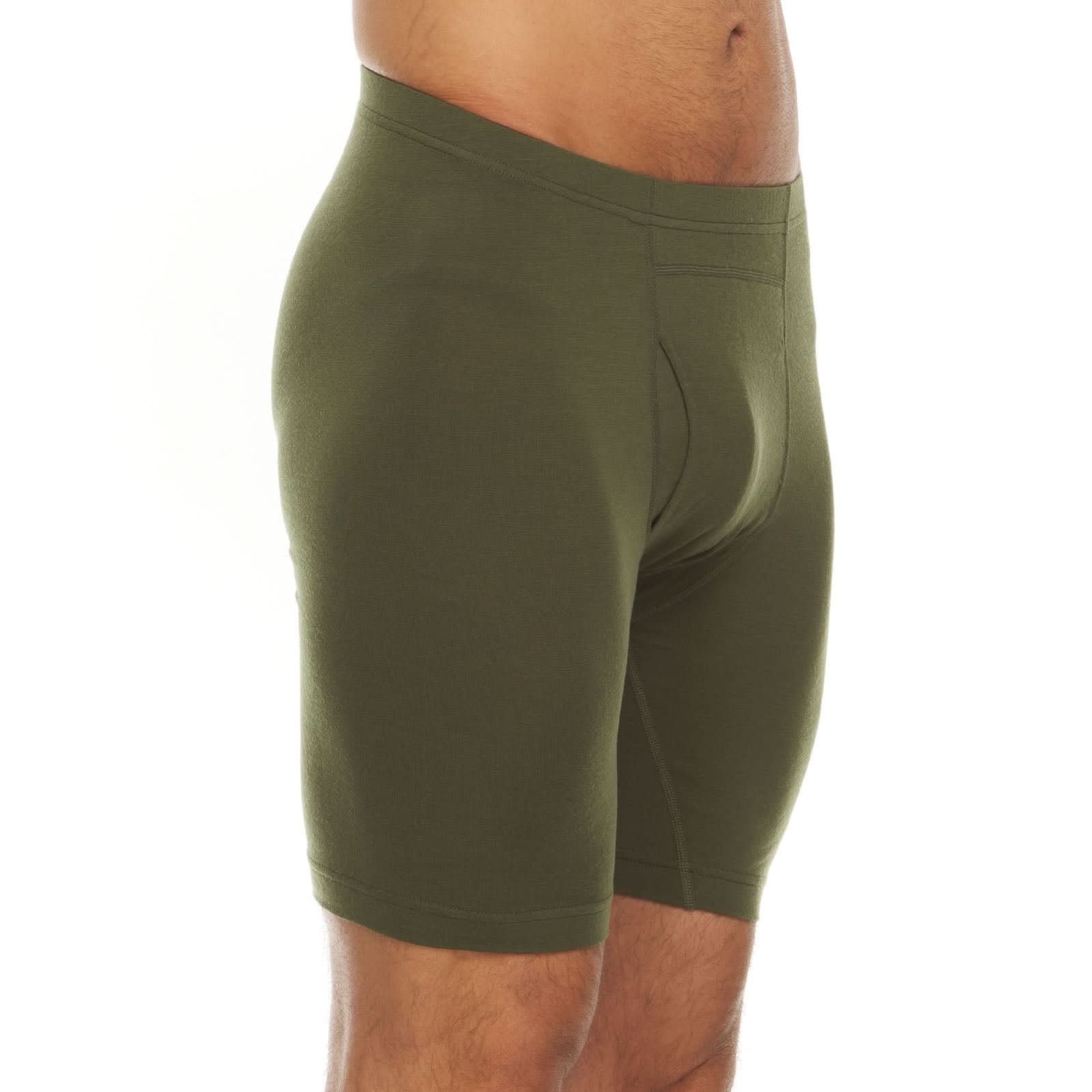 Men's Lightweight Merino Wool Boxer Briefs - Fitted Athletic Base