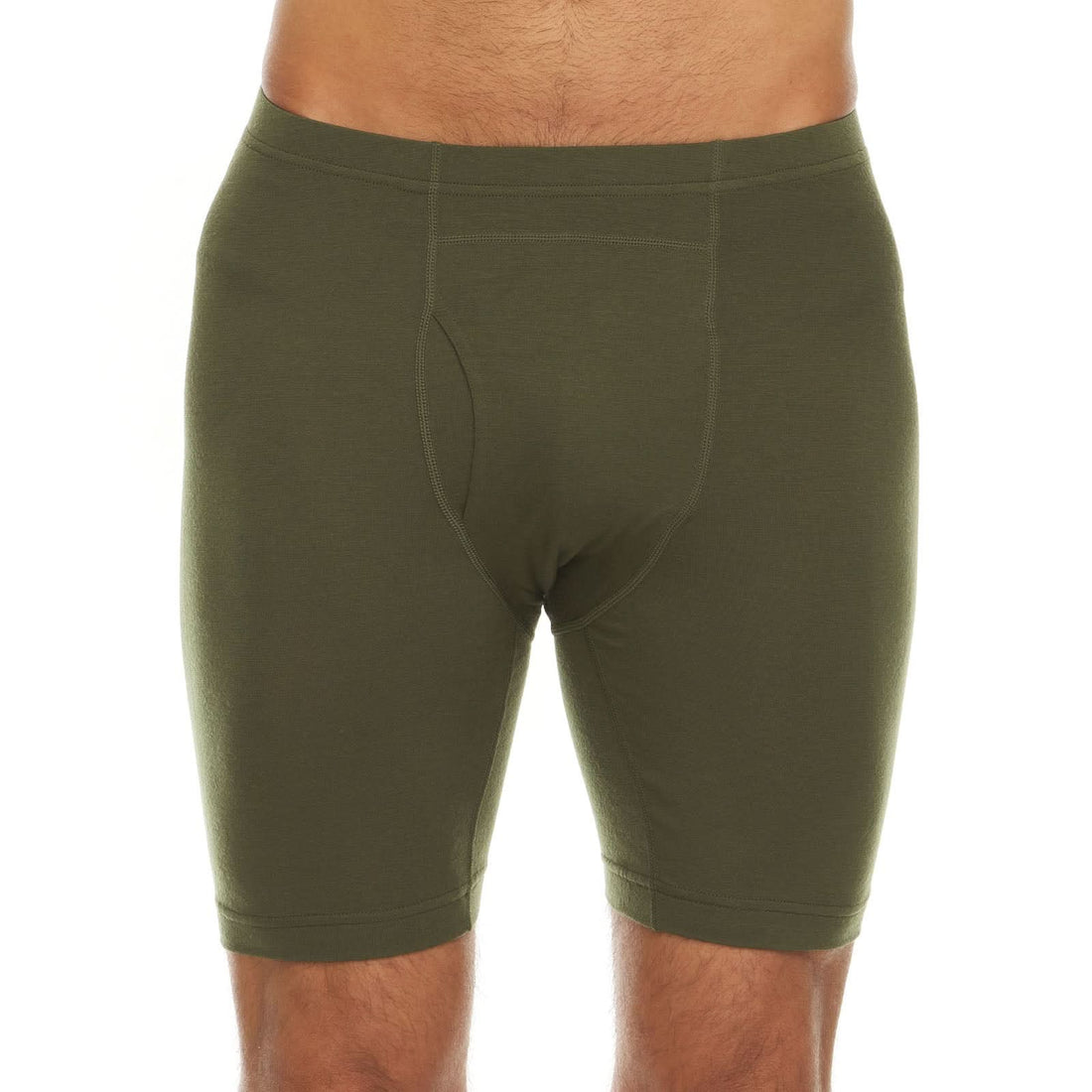 Men's Lightweight Merino Wool Boxer Briefs - Fitted Athletic Base