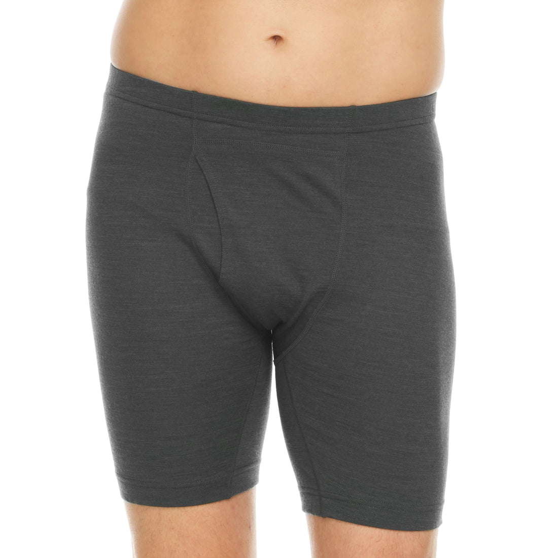 Men's Lightweight Merino Wool Boxer Briefs - Fitted Athletic Base