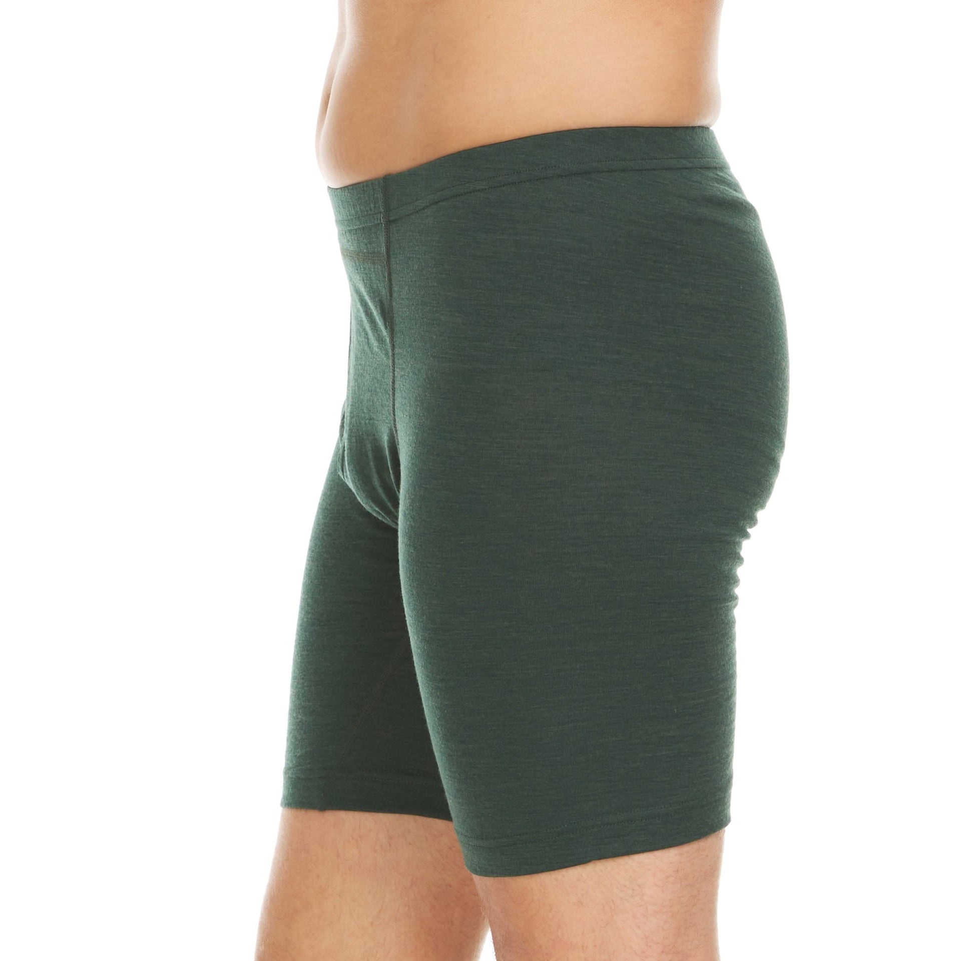Men's Lightweight Merino Wool Boxer Briefs - Fitted Athletic Base