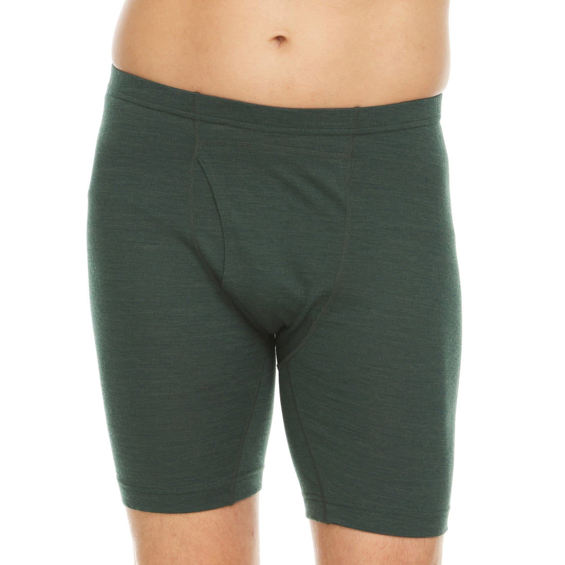 Men's Lightweight Merino Wool Boxer Briefs - Fitted Athletic Base