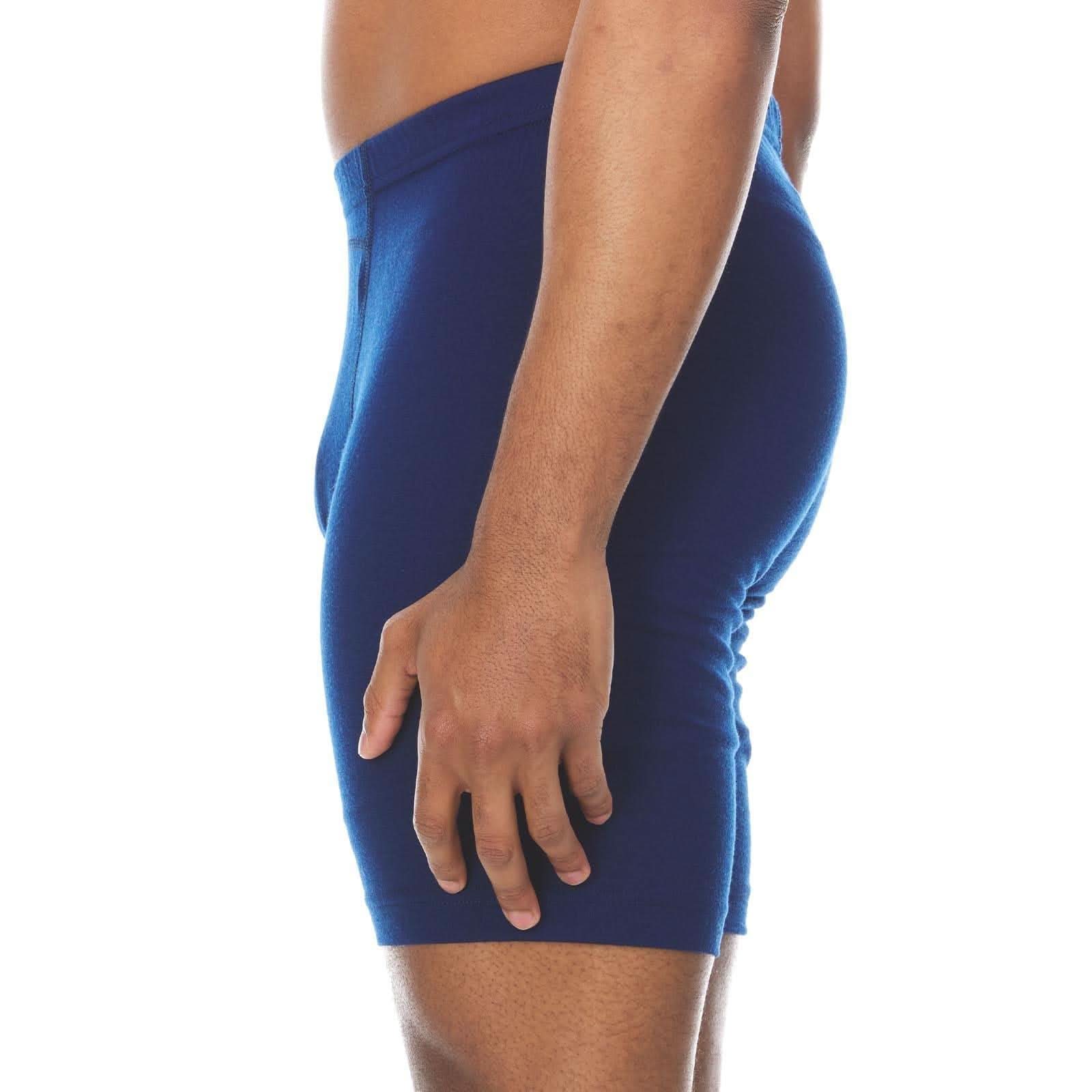 Men's Lightweight Merino Wool Boxer Briefs - Fitted Athletic Base
