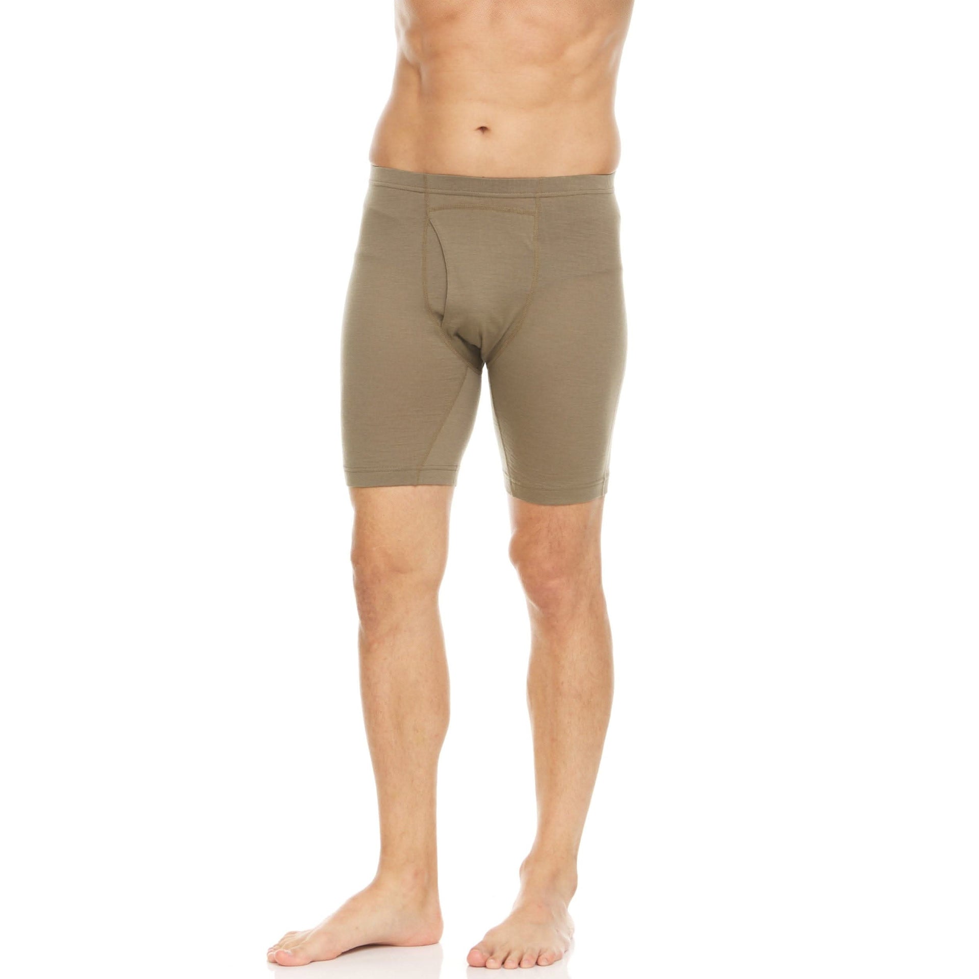 Men's Lightweight Merino Wool Boxer Briefs - Fitted Athletic Base