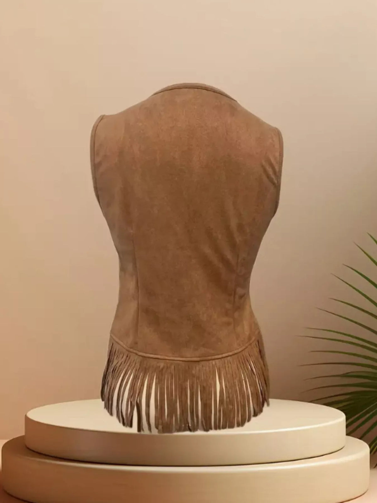 Western Fringe Vest Coat