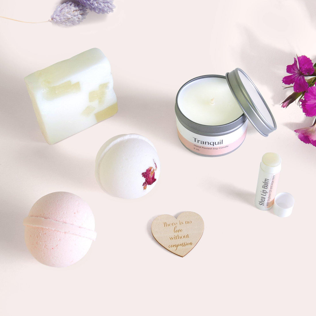 100th Birthday Compass Necklace Spa Gift Box Set