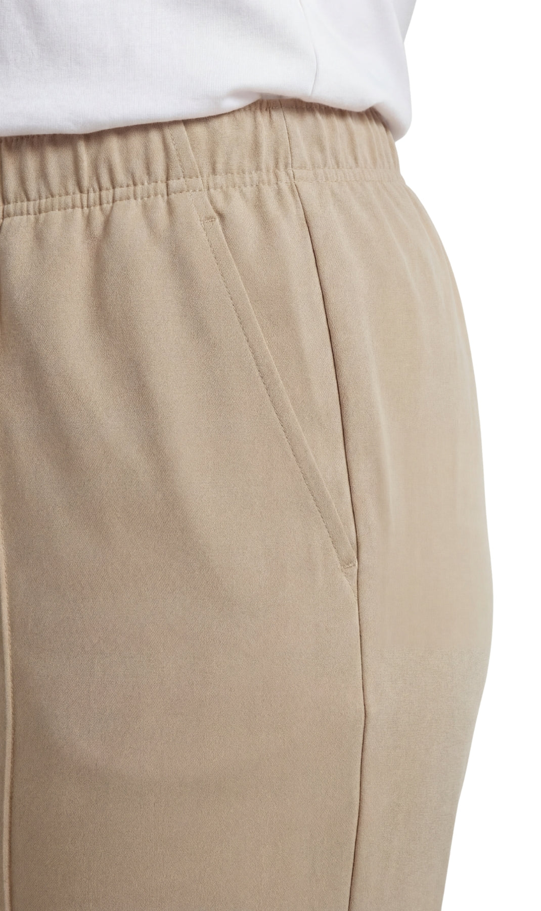 Women's Classic Pull-On Poly Knit Elastic Waist Dress Slacks