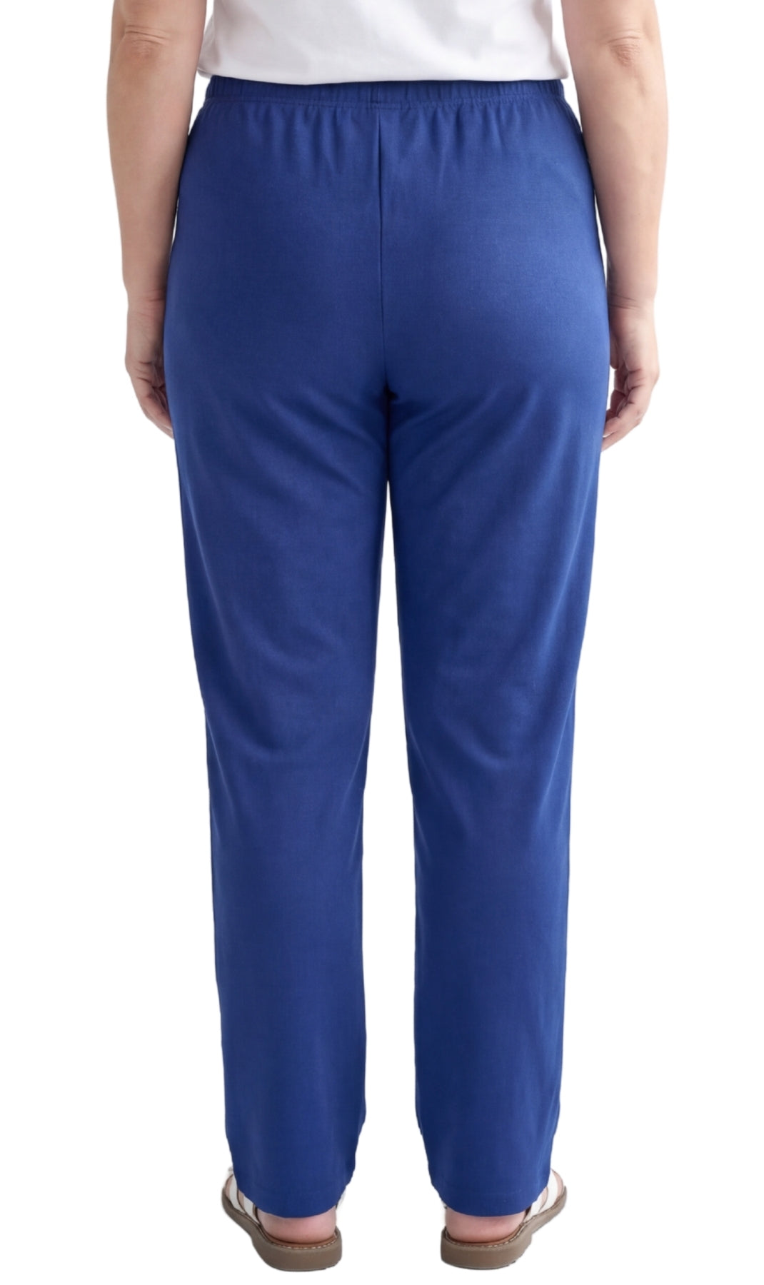 Women's Classic Pull-On Poly Knit Elastic Waist Dress Slacks