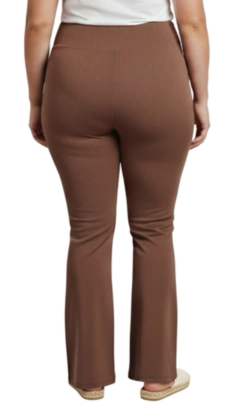 Women's Bootcut Flare Leggings with Crossover Waist