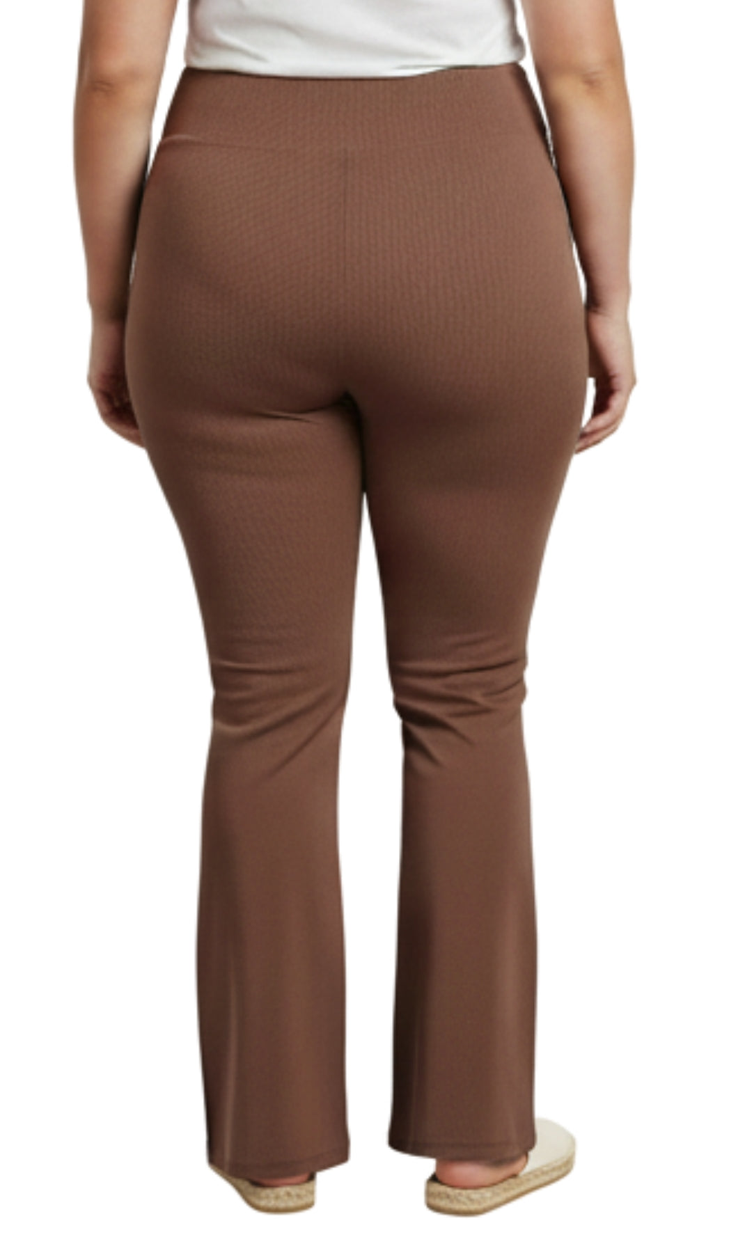 Women's Bootcut Flare Leggings with Crossover Waist
