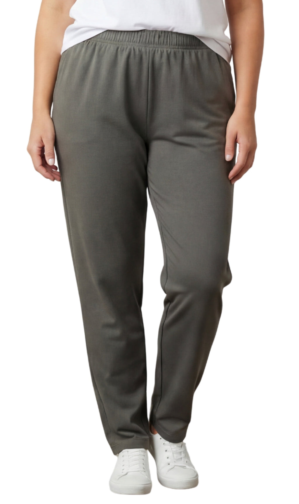 Women's High-Waisted Premium Cotton Stretch Leggings in Dressy Black