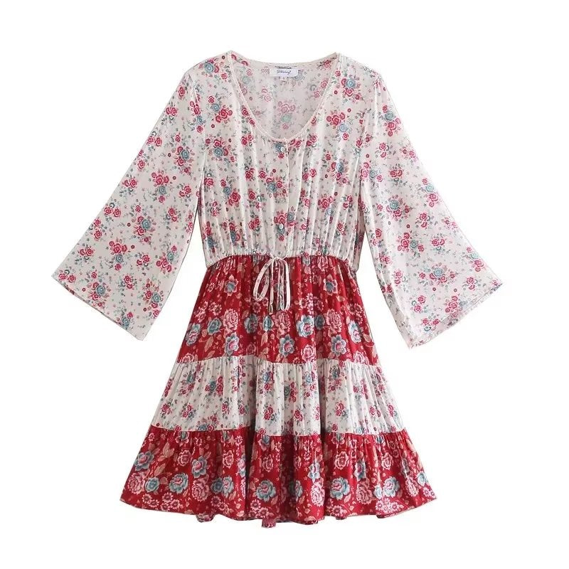 Summer Women Dress Positioning Rayon Dress