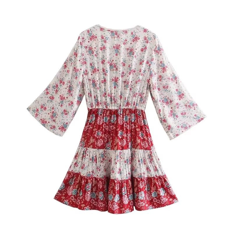 Summer Women Dress Positioning Rayon Dress