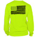 Old Glory - Long Sleeve Safety Yellow Hi-Vis T-Shirt