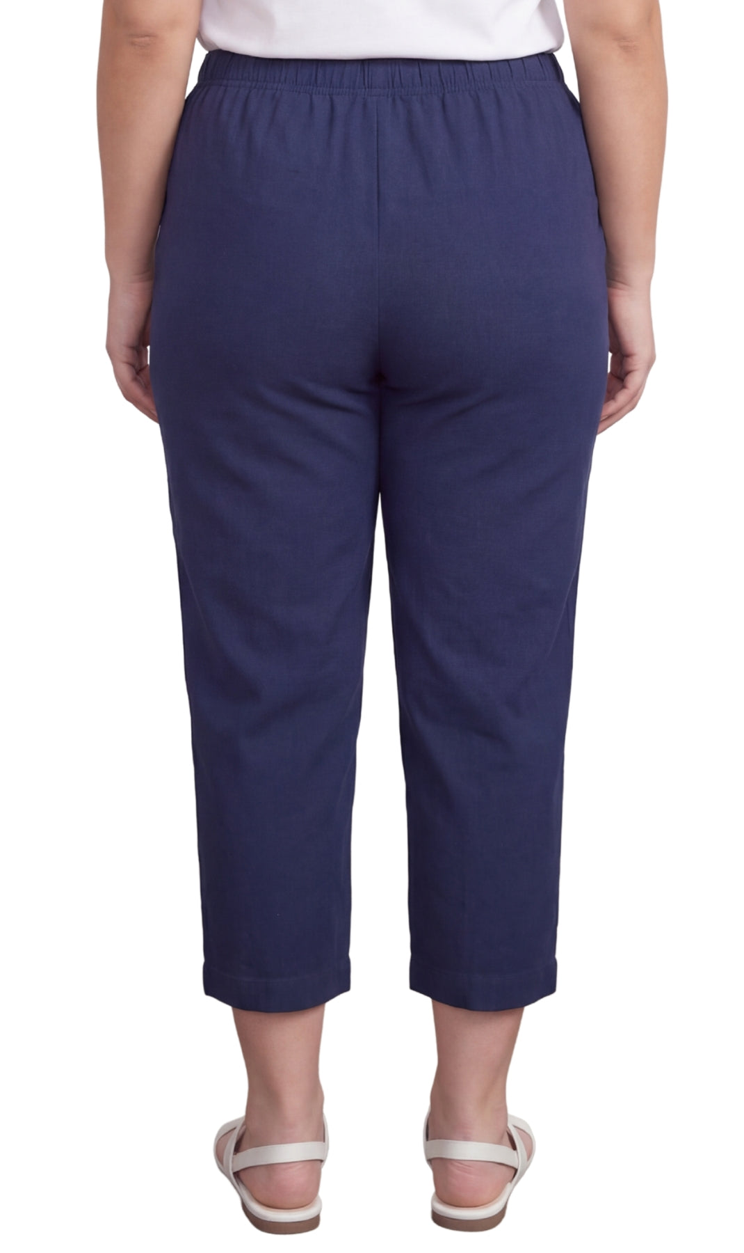 Women's Lightweight Stretch Denim Capri Pants, Mid-Rise Straight