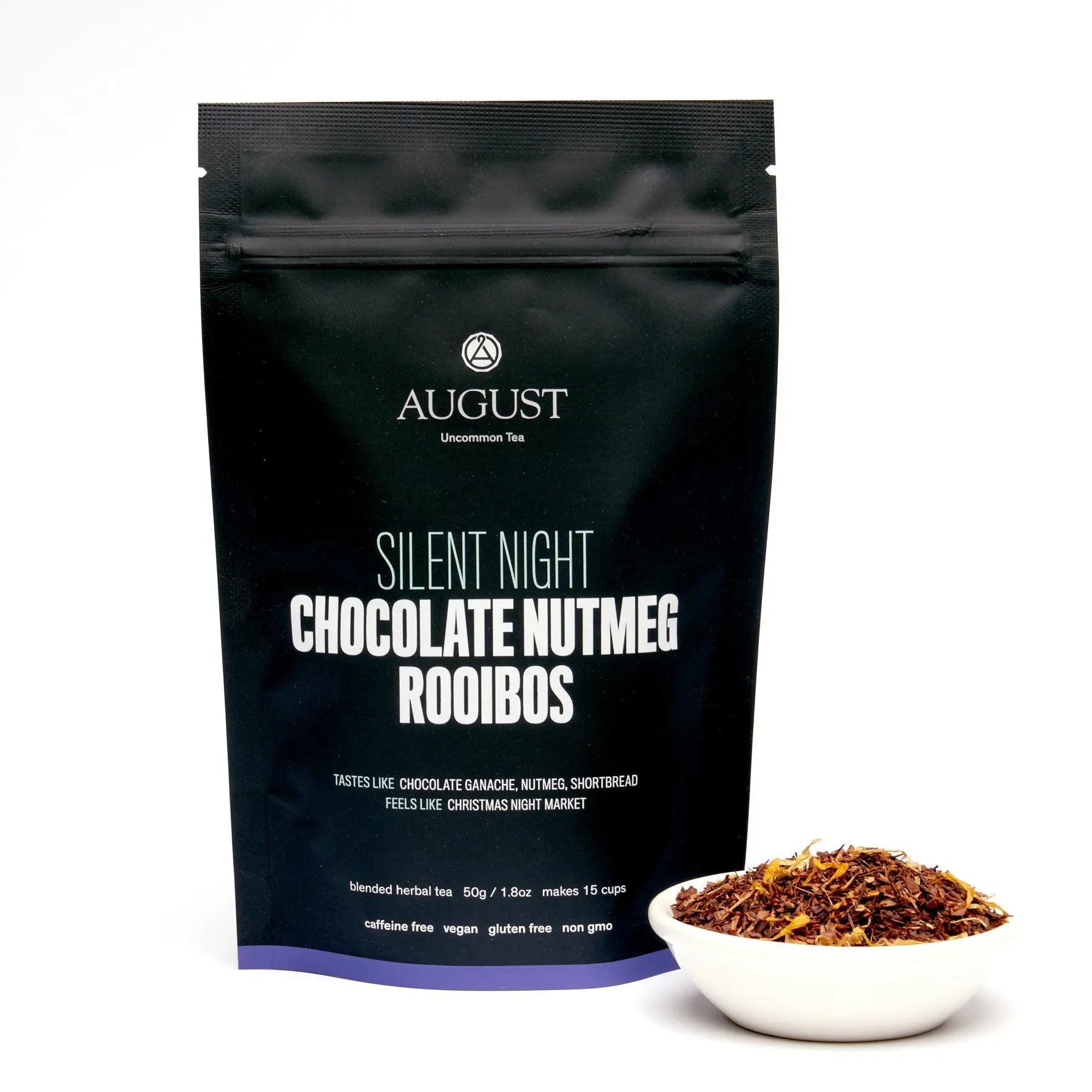 Silent Night Chocolate Nutmeg Rooibos Herbal Tea Blend - Image 2