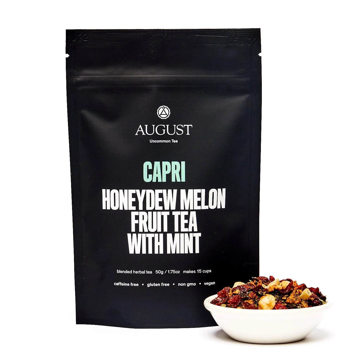 Capri Honeydew Melon and Peppermint Fruit Tea Caffeine Free - Image 2
