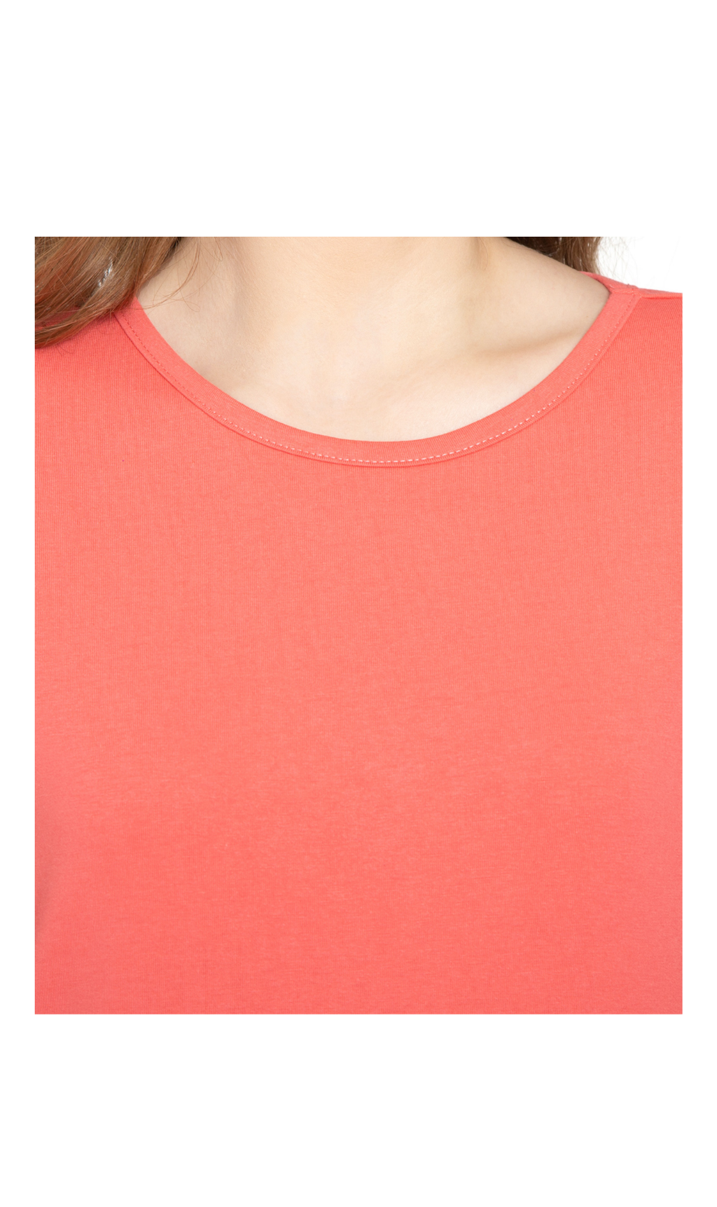 Women's 3/4 Sleeve Crew Neck Jersey Knit Top