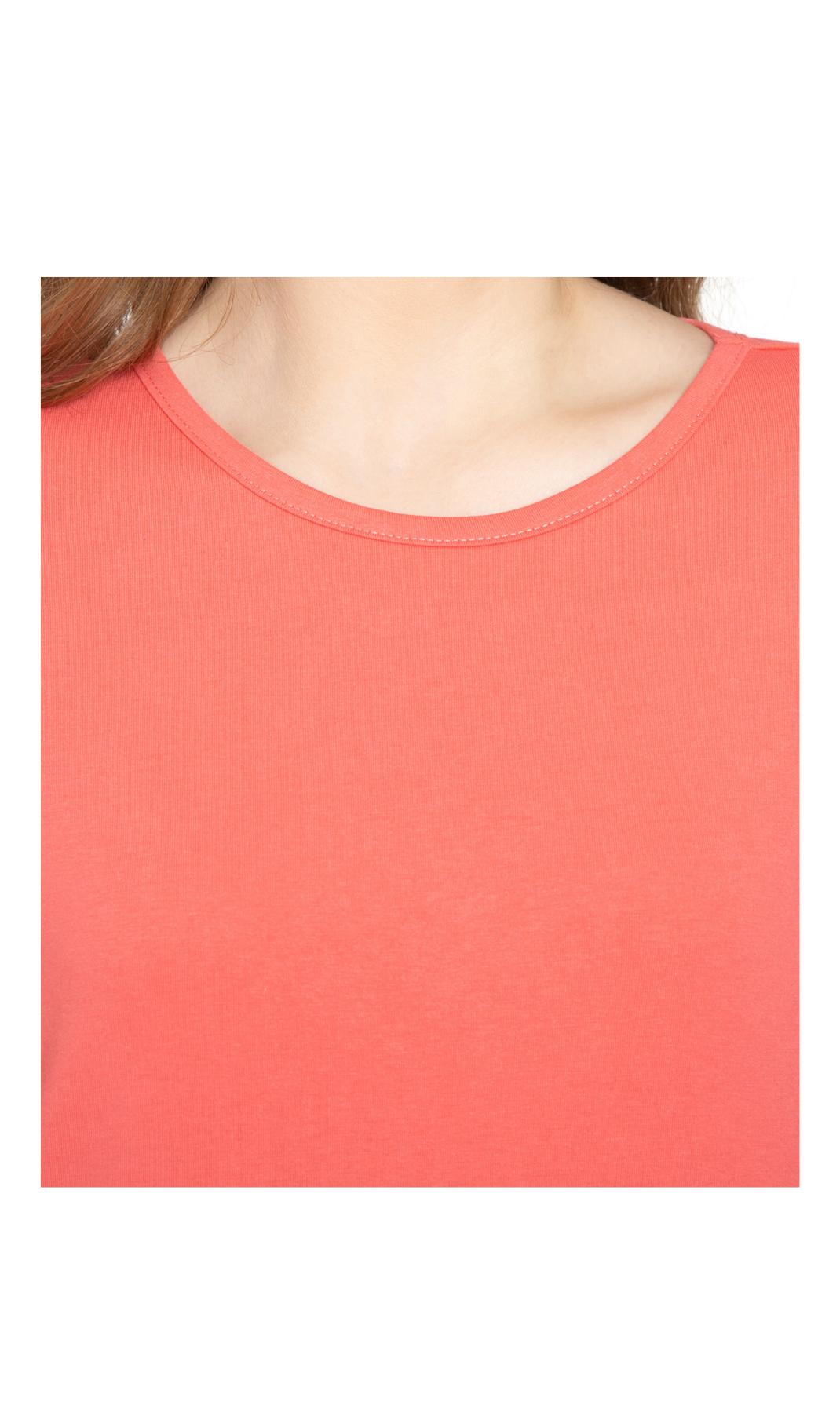 Women's 3/4 Sleeve Crew Neck Jersey Knit Top