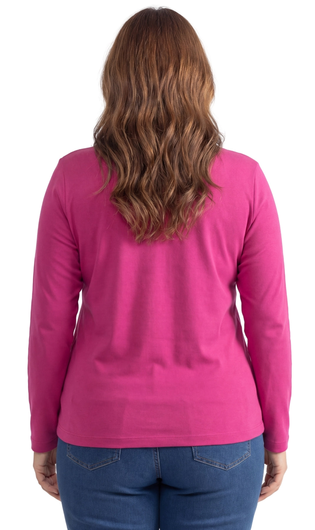 Women's Relaxed Fit Long Sleeve Ribbed Turtleneck Knit Top