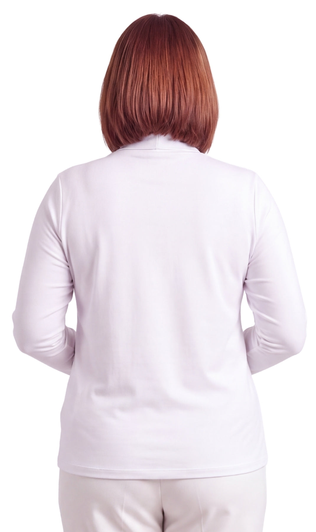 Women's Relaxed Fit Long Sleeve Ribbed Turtleneck Knit Top