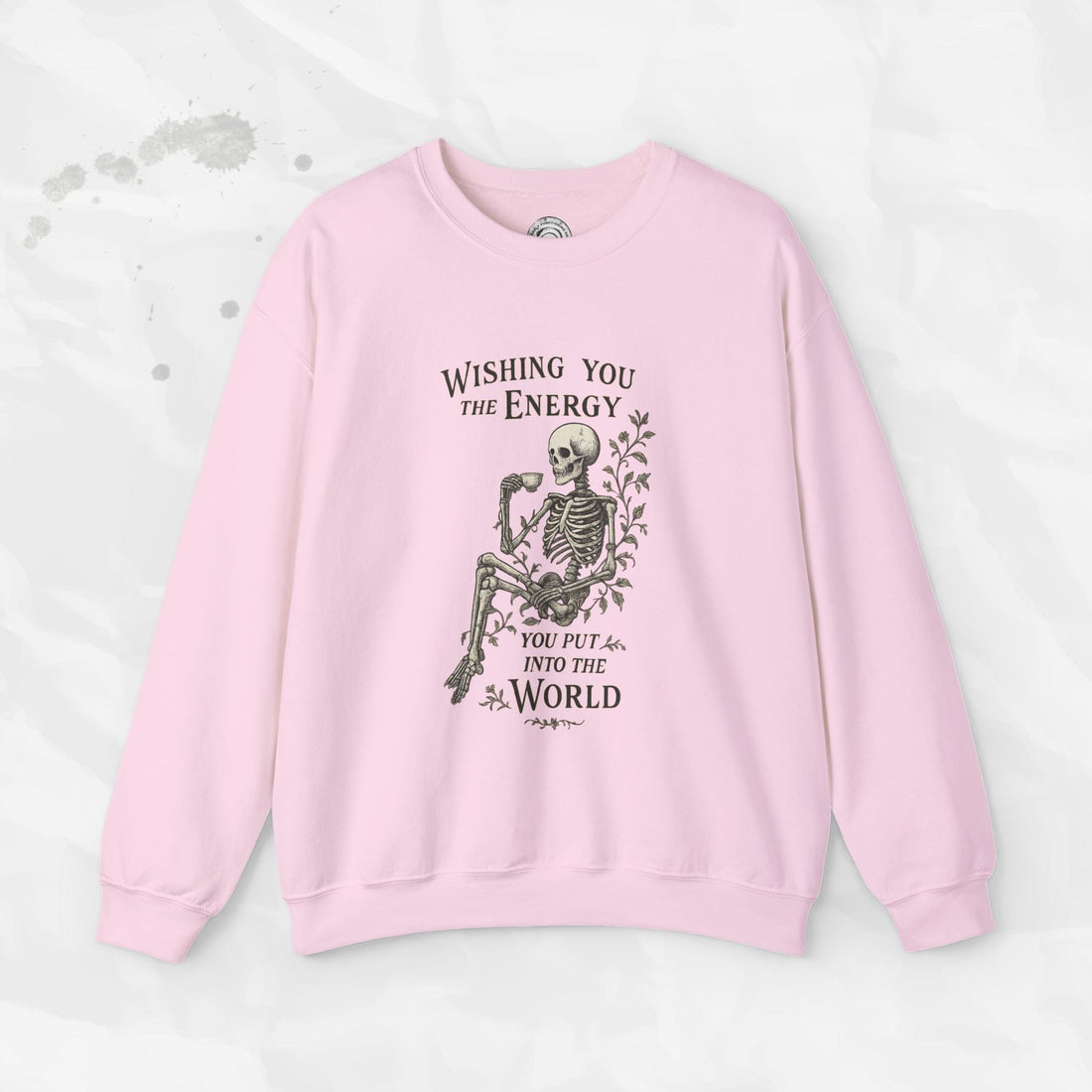 Wishing You the Energy Graphic Crewneck Sweatshirt - Image 4