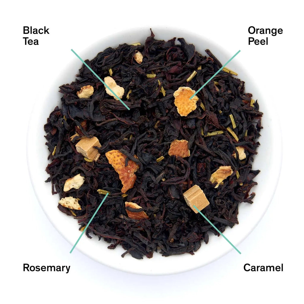 Gold Rush Orange Rosemary Caramel Black Tea Loose Leaf Blend