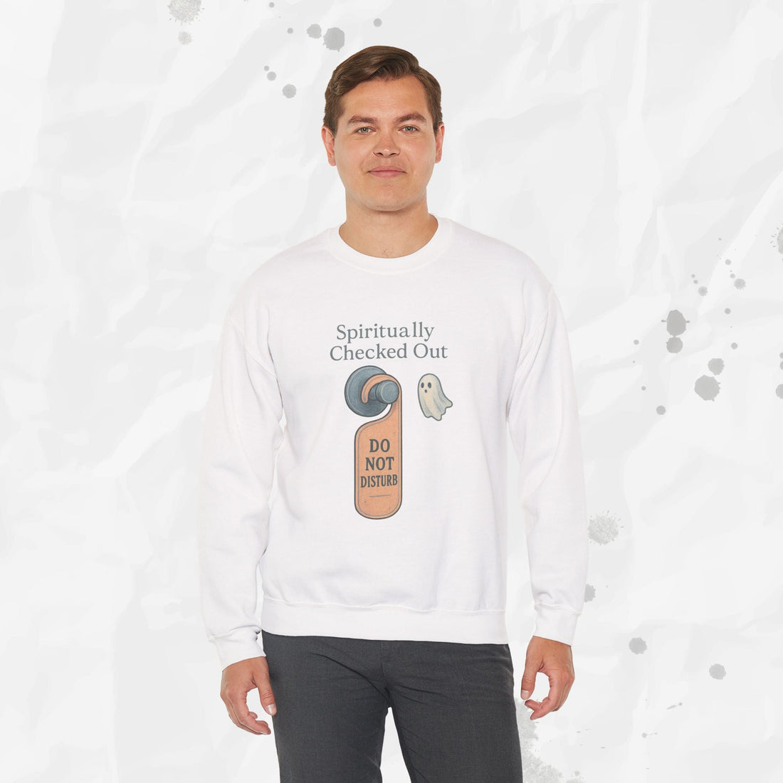 Spiritually Checked Out - Crewneck Sweatshirt