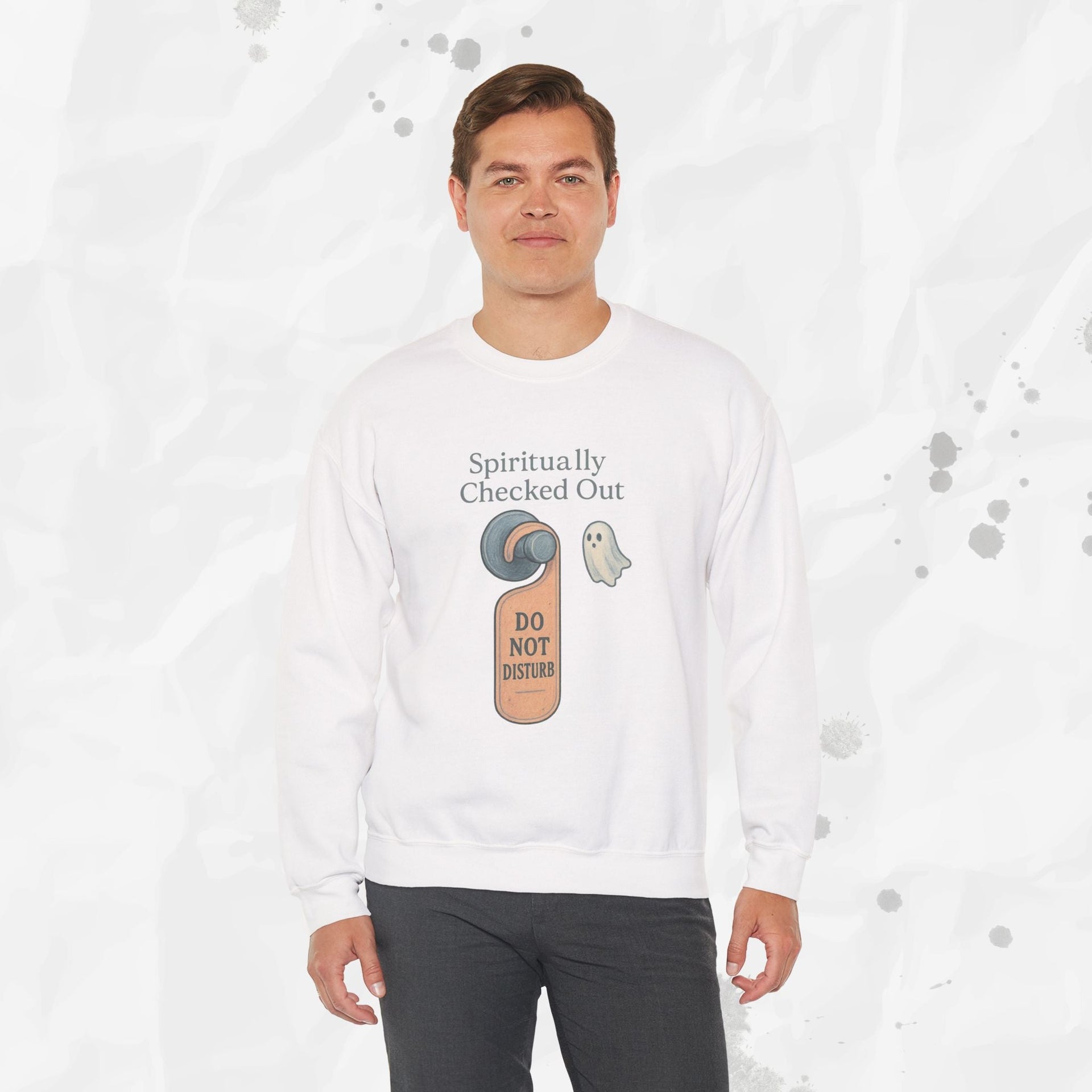 Spiritually Checked Out - Crewneck Sweatshirt