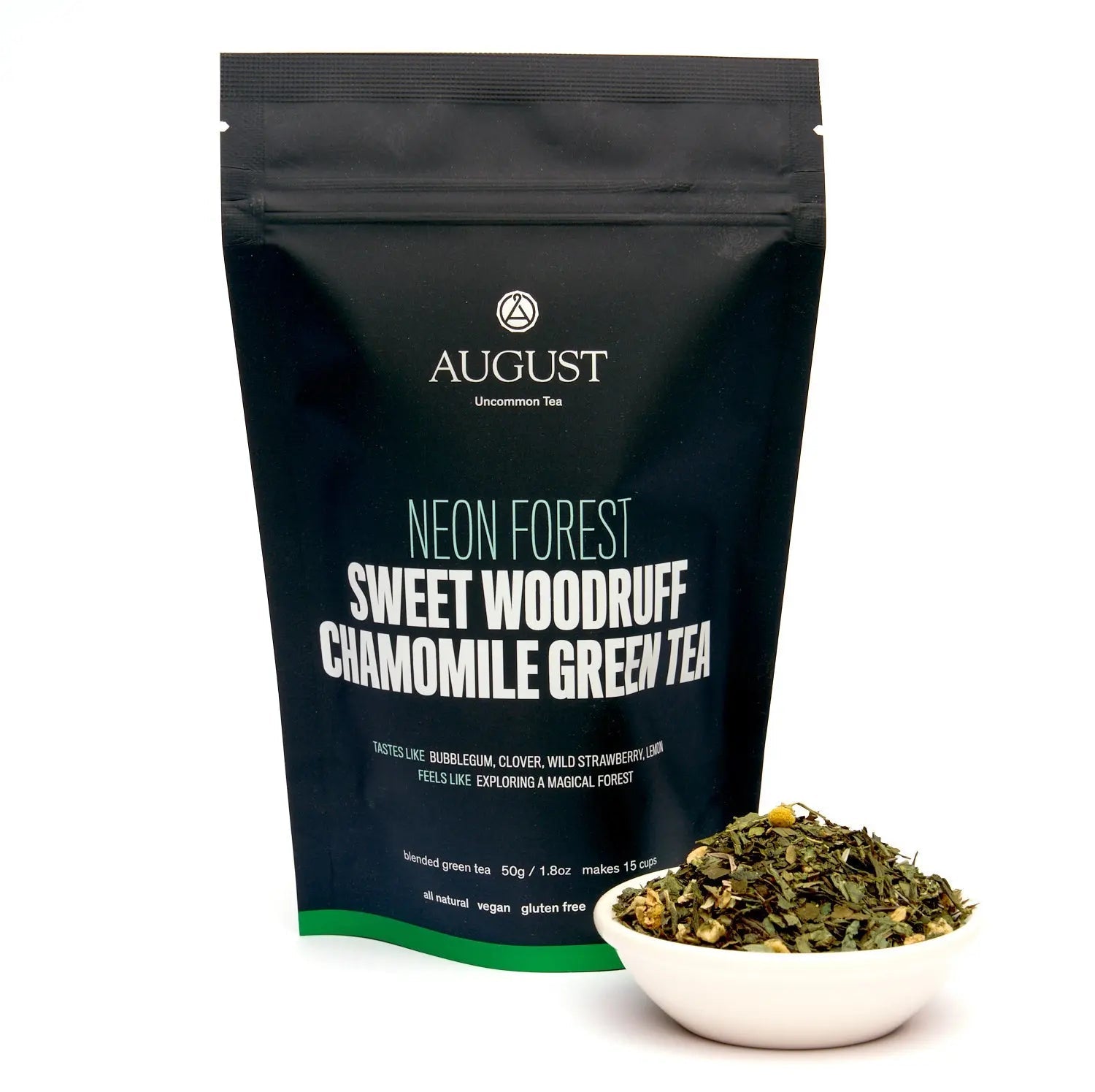 Neon Forest Apple Chamomile Green Tea with Sweet Woodruff - Image 2