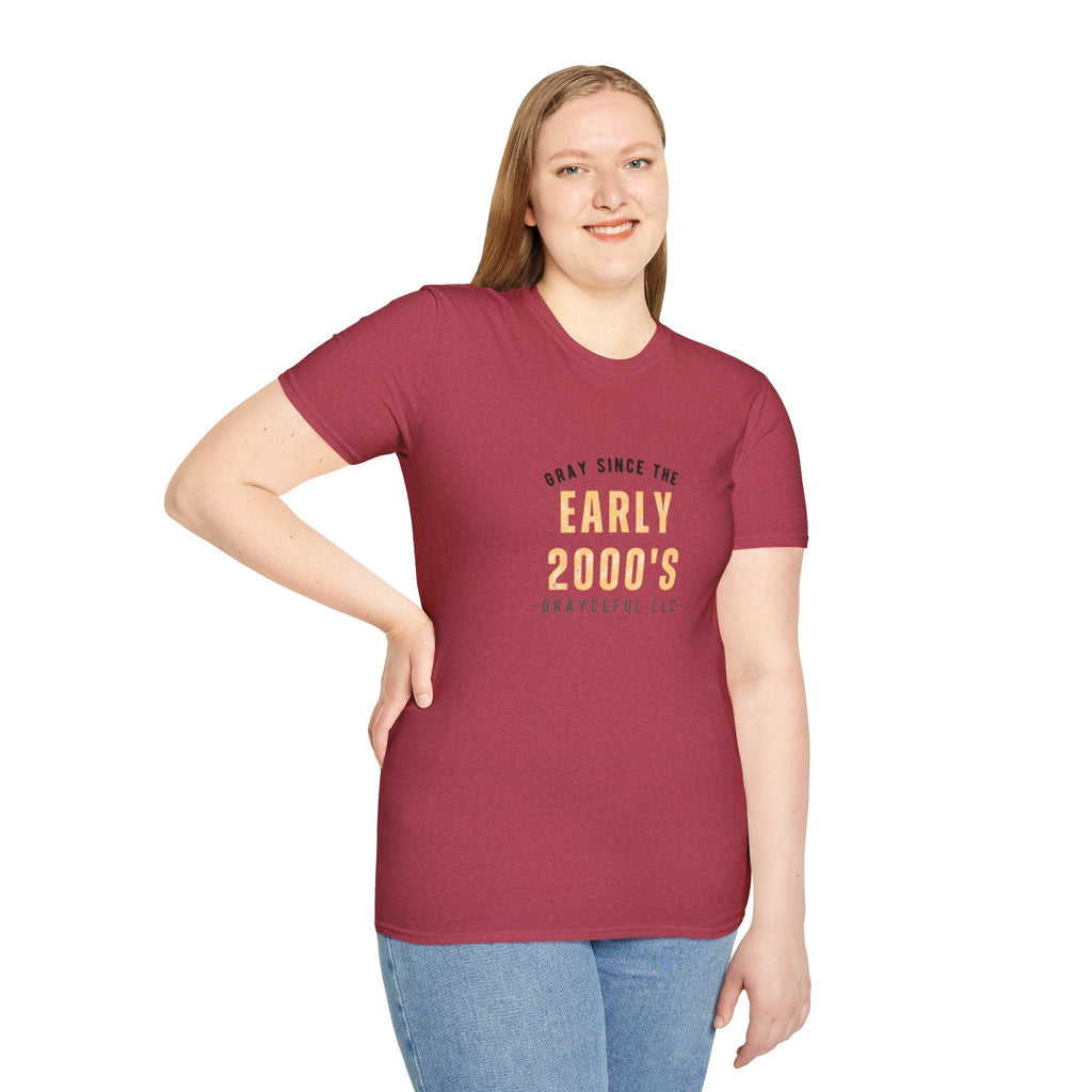 Unisex Softstyle Cotton Crewneck T-Shirt: Minimalist Casual Tee
