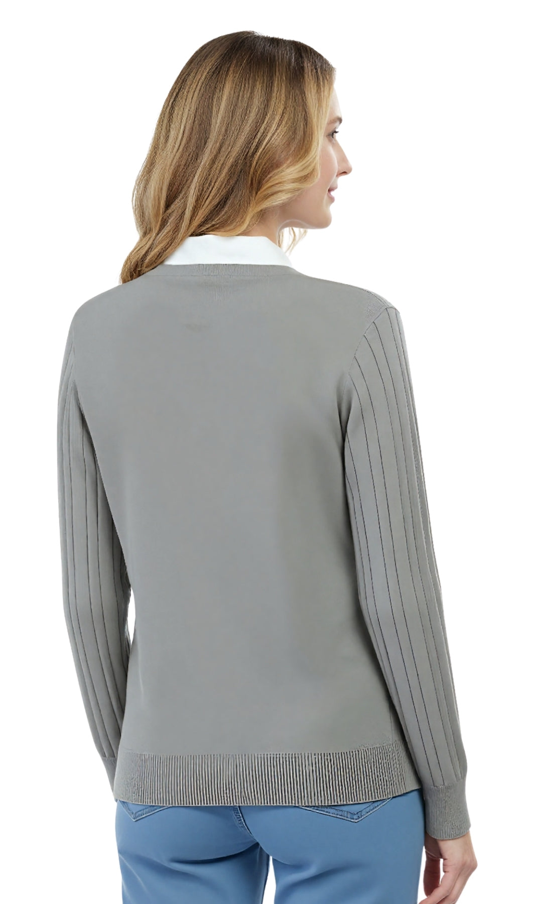 Women's Classic Cable Knit Button Front Cardigan Longline