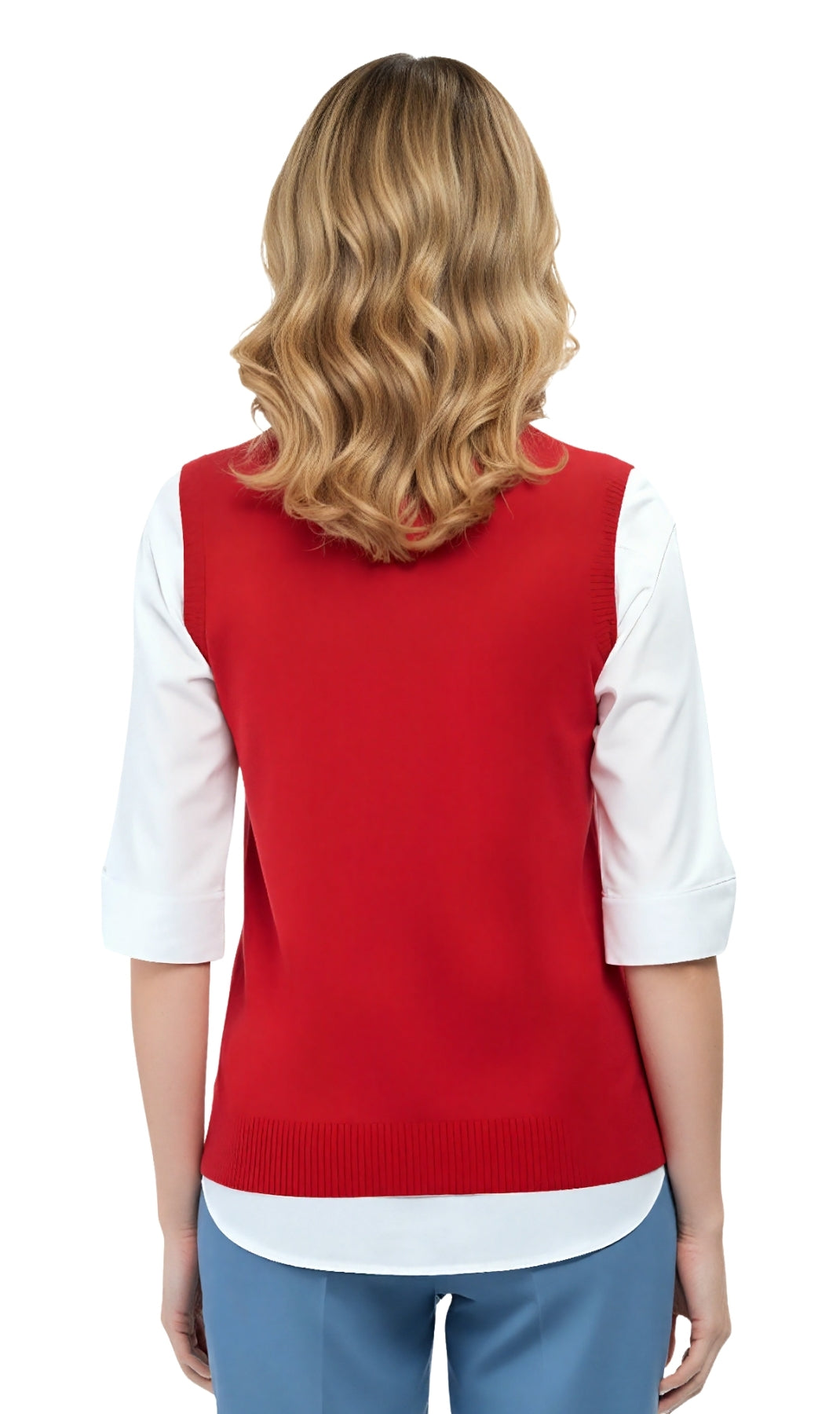 Women's Cable Knit Button Front Sweater Vest