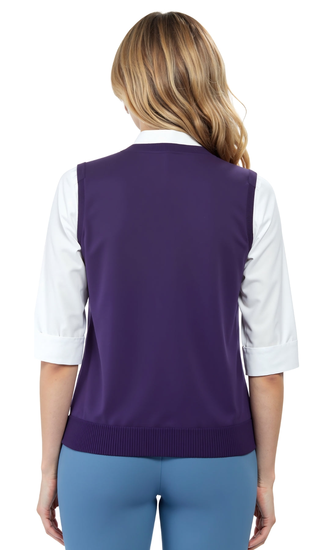 Women's Cable Knit Button Front Sweater Vest