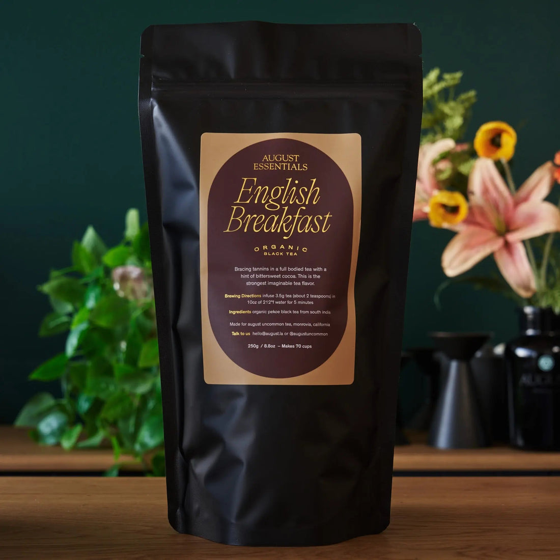 Essentials English Breakfast Organic Black Tea Loose Leaf - Image 4