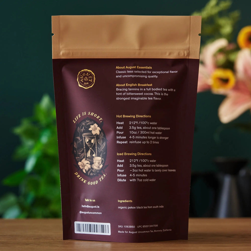 Essentials English Breakfast Organic Black Tea Loose Leaf - Image 2